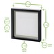 image 4 of Nicola Spring 10 x 10" Photo Frames - Grey Mount 3D Photo Frame Picture Frame Box Portrait Display Case & Spacer (53 x 53cm) x5
