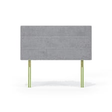 Milan Seal Grey Naples Velvet Headboard Super King | Multi