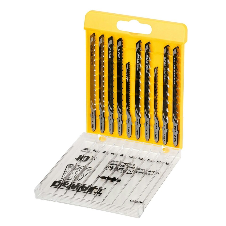 HCS Wood Jigsaw Blades Variety Pack of 10 - DEWDT2290