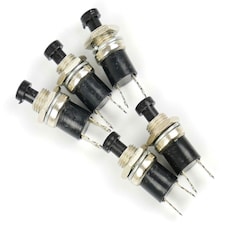 Gaugemaster Electric Black Push to Make Switches (5)
