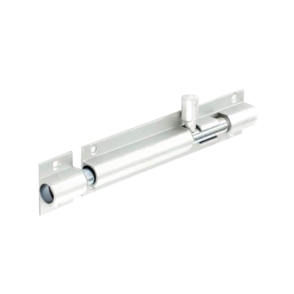 Securit Aluminium Door Bolt - Silver - 100mm