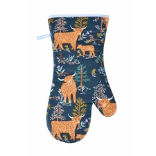 Ulster Weavers Connie the Cow Gauntlet Oven Glove Navy