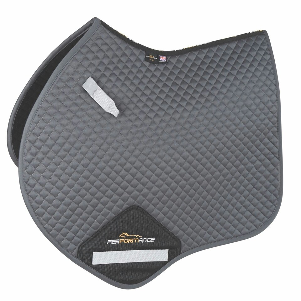 image 1 of Shires Performance Jump Saddlecloth Grey | Size: 15-16.5 Inch
Colour: Grey