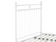 image 4 of Snuggle Beds Aria Classic Cream Metal Bed Frame - Small Double | Cream | Small Double