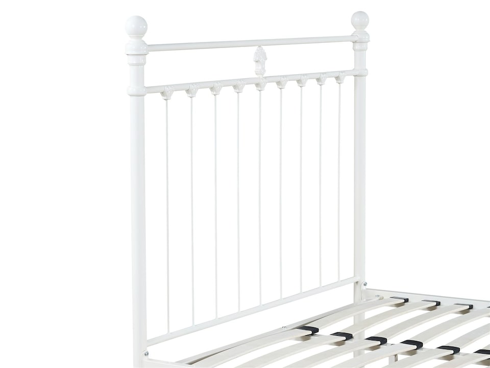 image 1 of Snuggle Beds Aria Classic Cream Metal Bed Frame - Small Double | Cream | Small Double