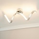 image 1 of ValueLights Infinity Chrome Single Twist Integrated LED Ceiling Light