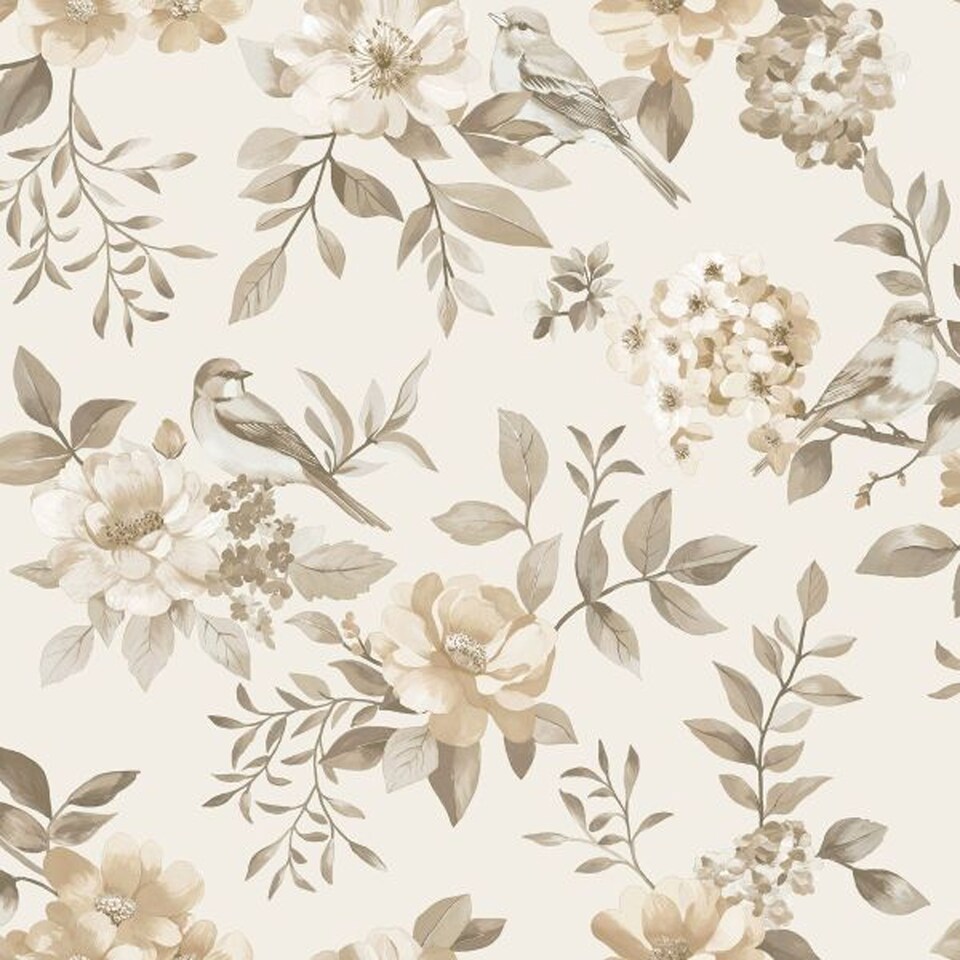 image 1 of Holden Decor Garden Bird Wallpaper | Clear | Neutral | 1