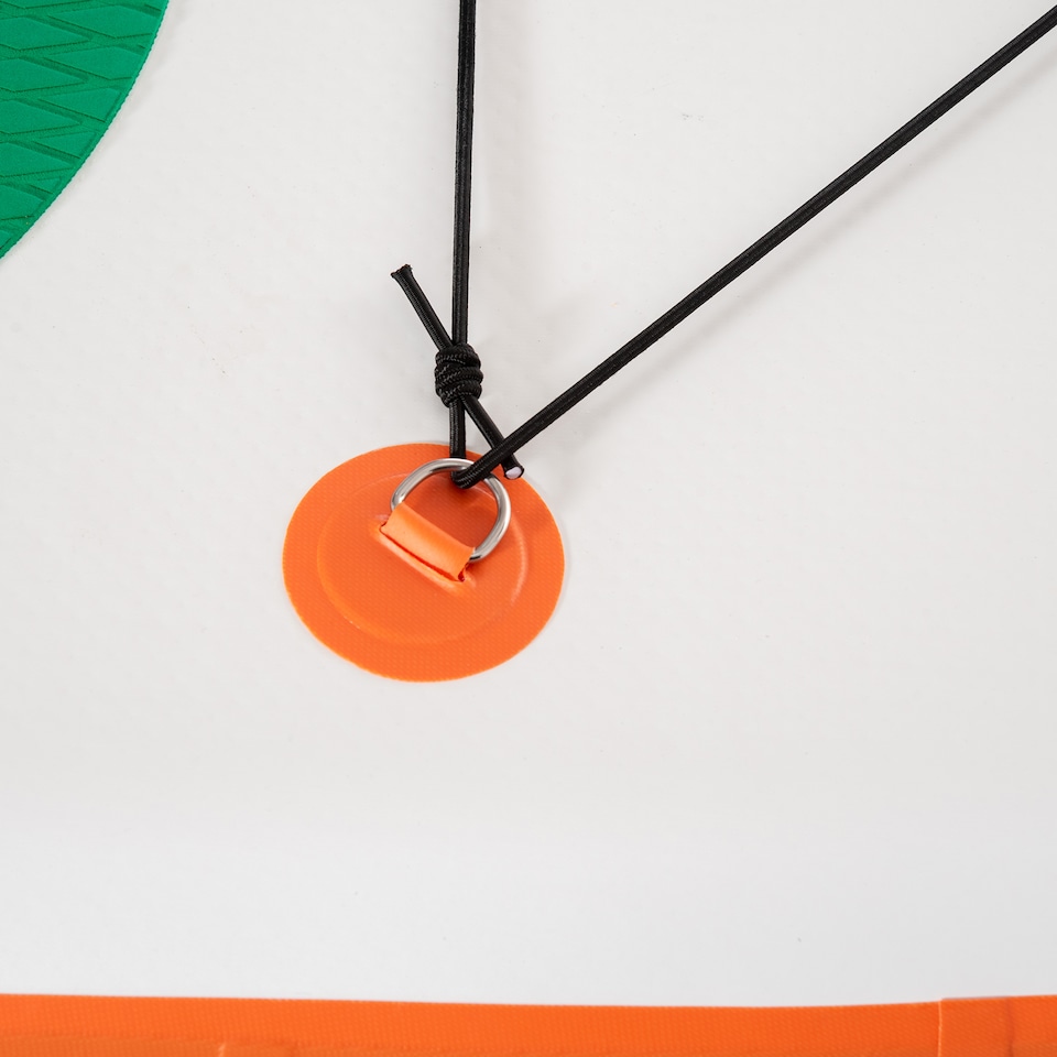 image 1 of Outsunny 10'6' x 30' x 6' Inflatable Stand Up Paddle Board, Non-Slip & Ultra-Light Deck with Adj Paddle, ISUP Accessories, Pump and Carry Bag, for Youth Adults Beginner | White | White