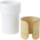 image 4 of Fika Bamboo Sleeve 340ml Tumbler - White - One Size