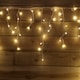 image 5 of 300 LED 7.5m Premier Christmas Outdoor 8 Function Icicle Lights in Warm White