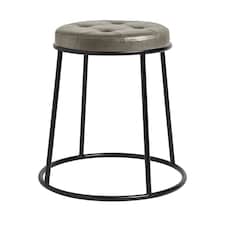 Ducat 45 - Black Metal Frame - Vintage Silver Seat. Silver