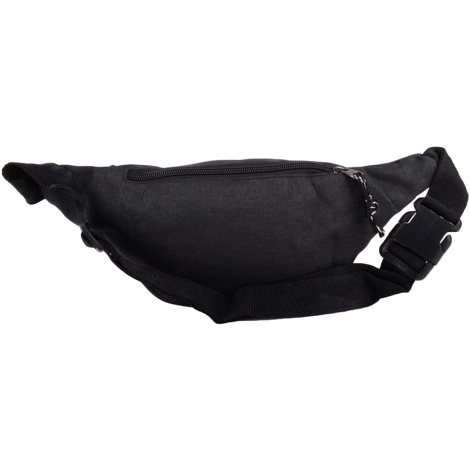 image 1 of Lorenz Soft Polyester Bum Bag / Waist Bag with Multiple Pockets | Black | Black