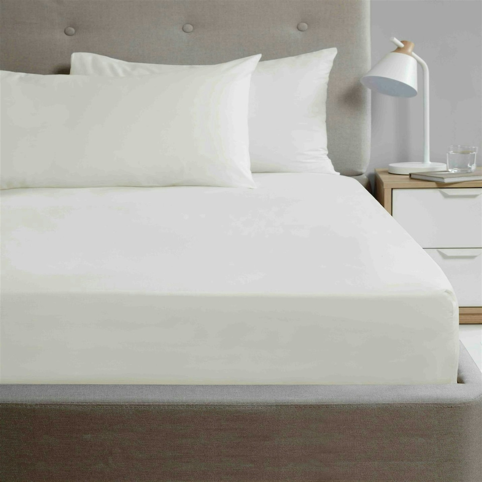 Microfibre Cream Pillowcase Pair