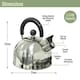 image 2 of Milestone 2L Camping Kettle - Stainless Steel