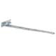 image 3 of 12in / 300mm Heavy Duty T Tee Hinges For Shed + Garden Gates Zinc Plated 4pc Silver