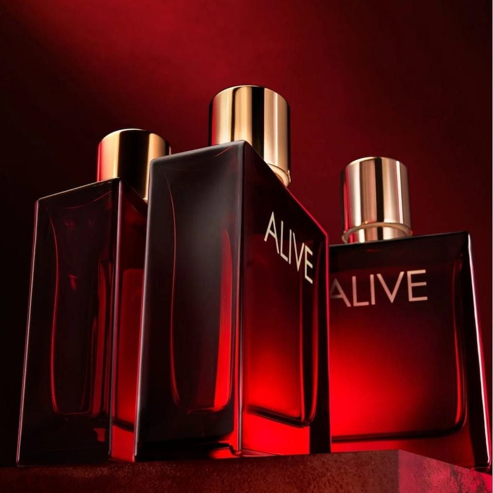 image 1 of Hugo Boss Alive Absolu Parfum Intense Womens EDP 30ml Fragrance | Multi | Ruby lacquer with gold cap | 30ml