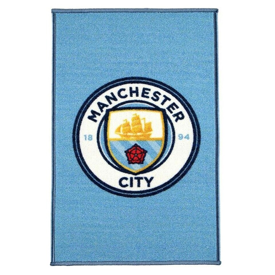 image 1 of Manchester City FC Floor Rug Blue