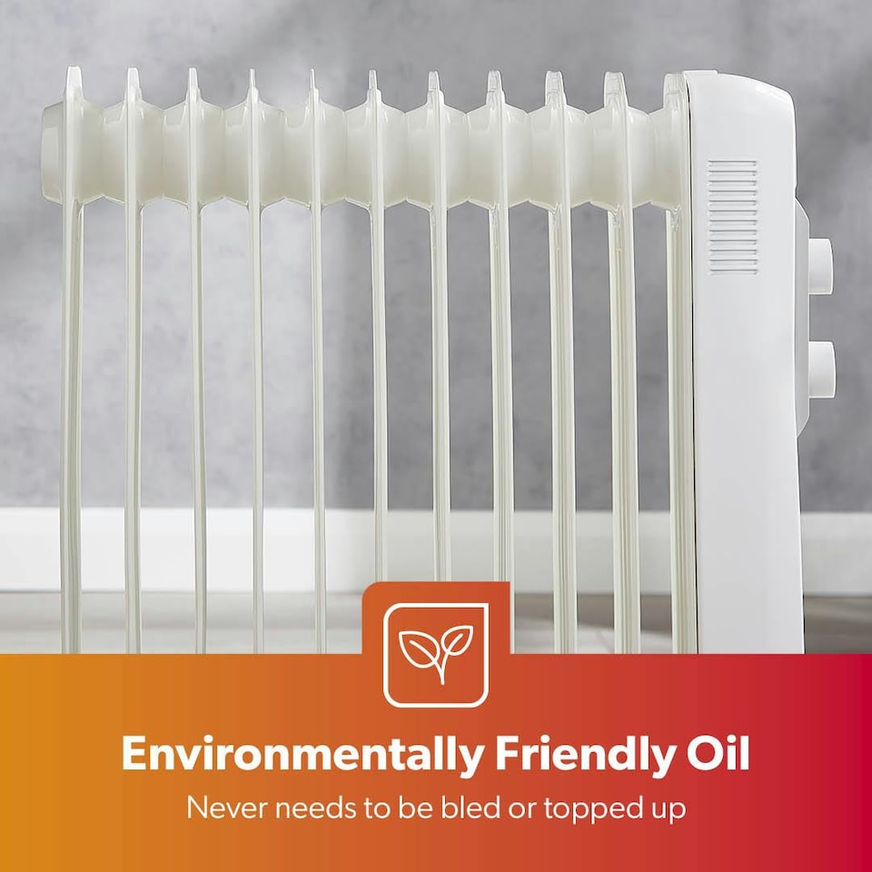 image 1 of GEEPAS Oil Filled Radiator Heater 2500W, 11 Fin