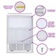 image 3 of FURNISHED Daylight Roller Blinds with Triple Round Eyelets Easy Install Cut to Size | Purple | Aubergine | (W) 90cm x (L) 210cm