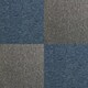 image 2 of 40 x Carpet Tiles 10m2 / Storm Blue & Anthracite Blue