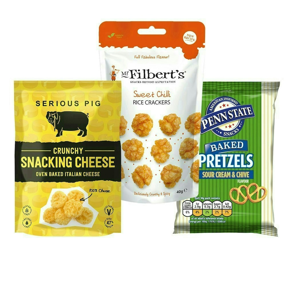 image 1 of Bombay Sapphire London Dry Gin Nibbles Hamper 70cl 40% abv