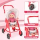 image 5 of Baby Doll Stroller Set Pushchair Doll Playset