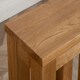 image 3 of Dakota Solid Oak Lamp Table for Living Room