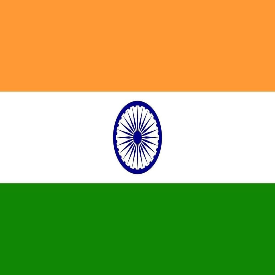 image 1 of India Flag 5x3ft With Eyelets Multi