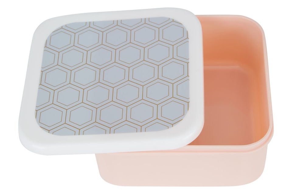 image 1 of Frosted Deco Set of 4 Snack Boxes