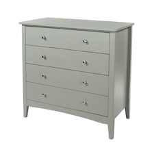 Como Grey, 4 Drawer Chest Grey