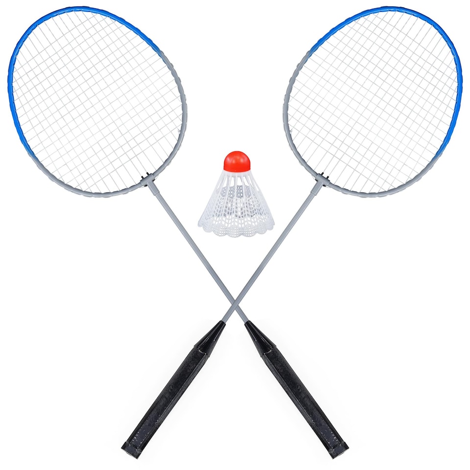 image 1 of The Magic Toy Shop Badminton Rackets Set of 2 Indoor Outdoor Sports Game