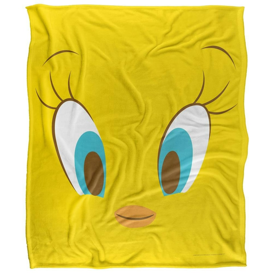 image 1 of Looney Tunes Tweety Blanket - Multicoloured - One Size