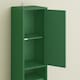 image 9 of SoBuy Tall Bathroom Storage Cabinet with Adjustable Shelves and Drawer, Dark Green, 7.9x7.9x70.9 in, 13.4 kg - BZR34-II-SY