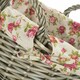 image 4 of Craft Basket with Garden Rose Lining Multi