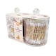 image 3 of Danielle Creations Butterfly Filled Organiser Jars Set of 2 & Cotton Buds