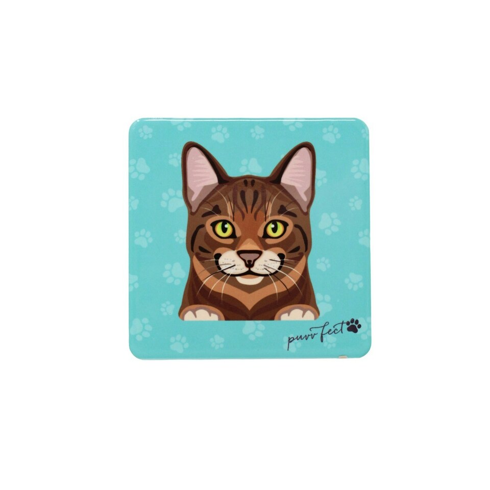 Mulberry Designs Pet Coaster Cat Purrfect Tabby