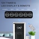 image 9 of HOMCOM Portable Air Cooler, 6L Tank with 3 Ice Packs, Oscillating Evaporative Air Cooler Fan with 3 Modes Speed, 10H Timer, Detachable Washable Filter, LED Display Remote Control for Home, White