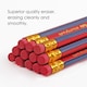 image 2 of Pack of 12 7'' Sharpened Wooden HB Pencils with Eraser
