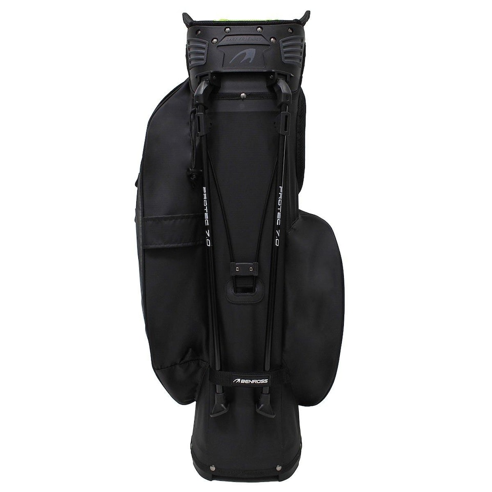 image 1 of Benross ProTec 7.0 Waterproof Stand Bag - Black/Charcoal/Lime
