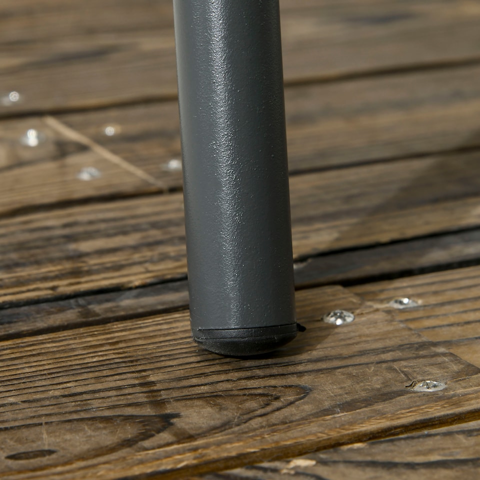 image 1 of Outsunny Folding Rattan Egg Chair, Freestanding Basket Chair with Cushion, Bottle Holder Bag for Outdoor or Indoor, Grey