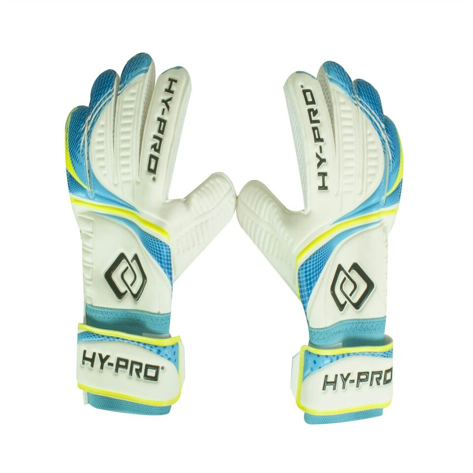 image 1 of Hy-Pro Captura Football Soccer GK Goalkeeper Gloves Size 6 White