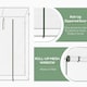image 4 of Outsunny 200x76x168cm Walk-in Garden Greenhouse Plant Warm House