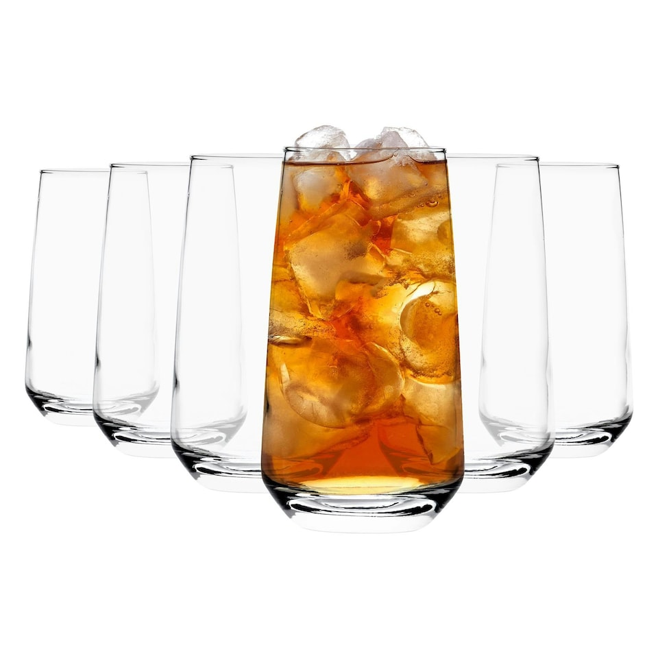 image 1 of Argon Tableware Tallo Highball Glasses - 480ml - Clear - Pack of 6 Clear