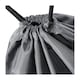image 2 of BagBase Budget Water Resistant Sports Gymsac Drawstring Bag (11 Litres) - Graphite - One Size Black | One Size