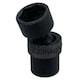 image 1 of 21mm 1/2in Drive Universal Swivel Wobble Metric Impact Shallow Socket 6 Point