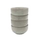 image 2 of Cooks Professional Nordic Stoneware Dinner Set | 24-Piece | Reactive Glaze | Grey