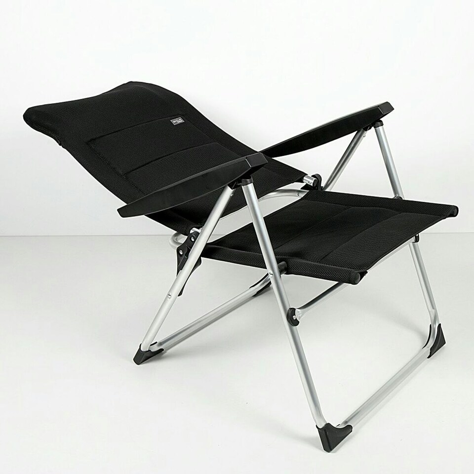 image 1 of Beach Chair Aktive Deluxe Foldable Black 49 x 105 x 59 cm (2 Units) N/A