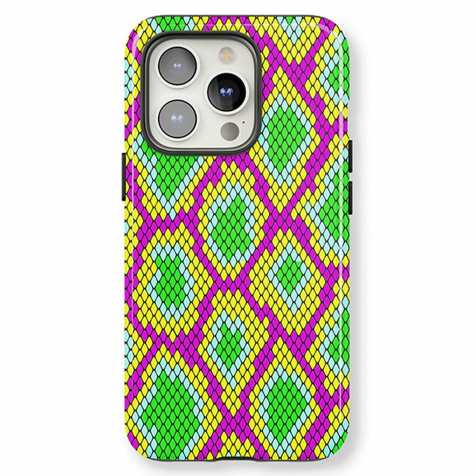 image 1 of Snake Charmer Phone Case | Green | iPhone 15 Pro Max
Slim | iPhone 15 Pro Max
Slim