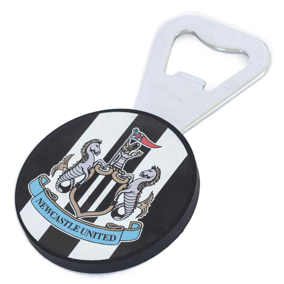 image 1 of Newcastle United FC Magnetic Bottle Opener - White/Blue/Black - One Size
