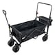 image 9 of GardenTek Garden Festival Trolley / Cart / Wagon with Wheels, Brakes, Canopy, Side Box, 90kg Load 120L Capacity | GTW330